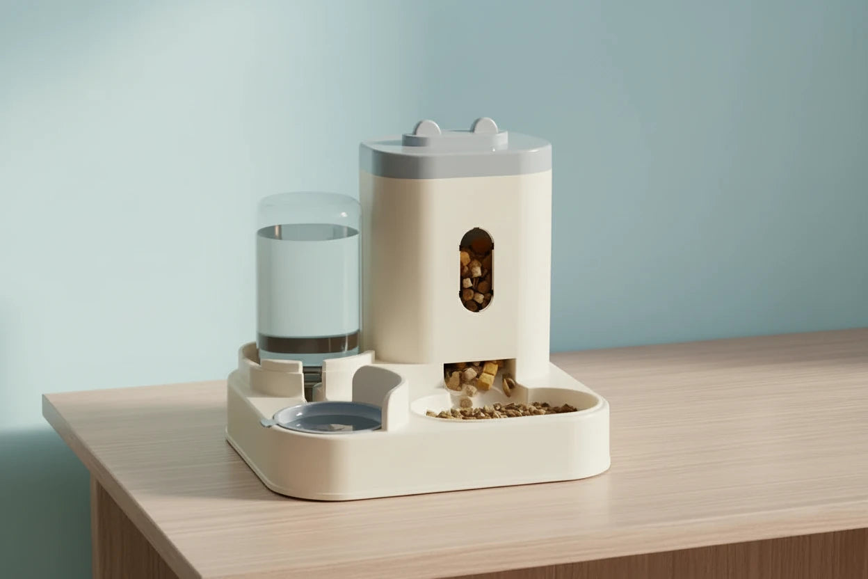 Dispensador de comida para mascotas automático