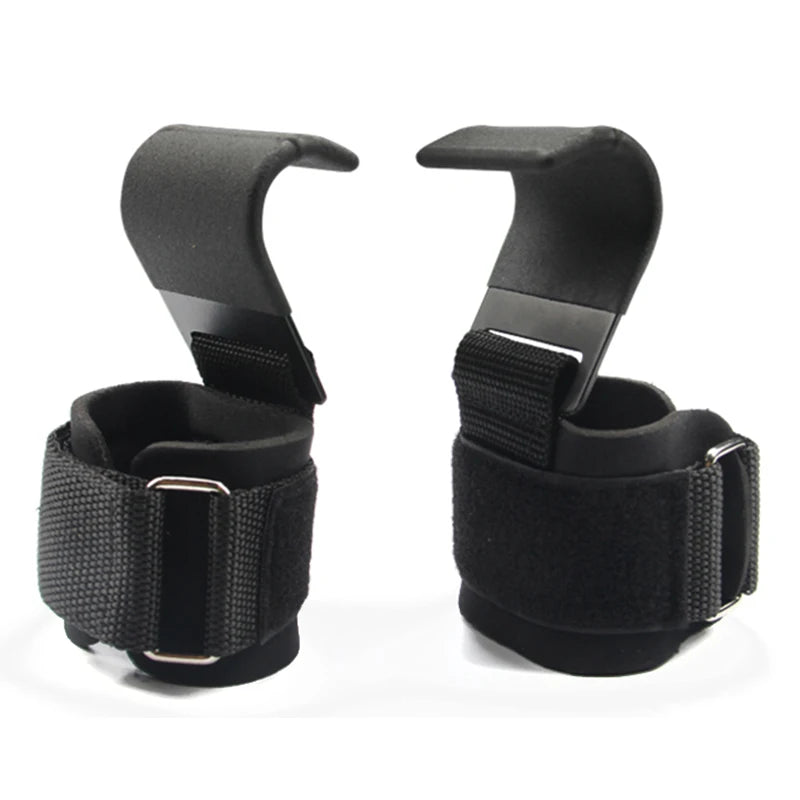 Straps con gancho para levantar más peso sin fatigar el agarre