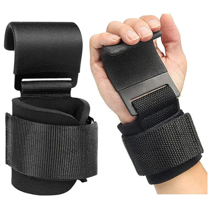 Straps con gancho para levantar más peso sin fatigar el agarre
