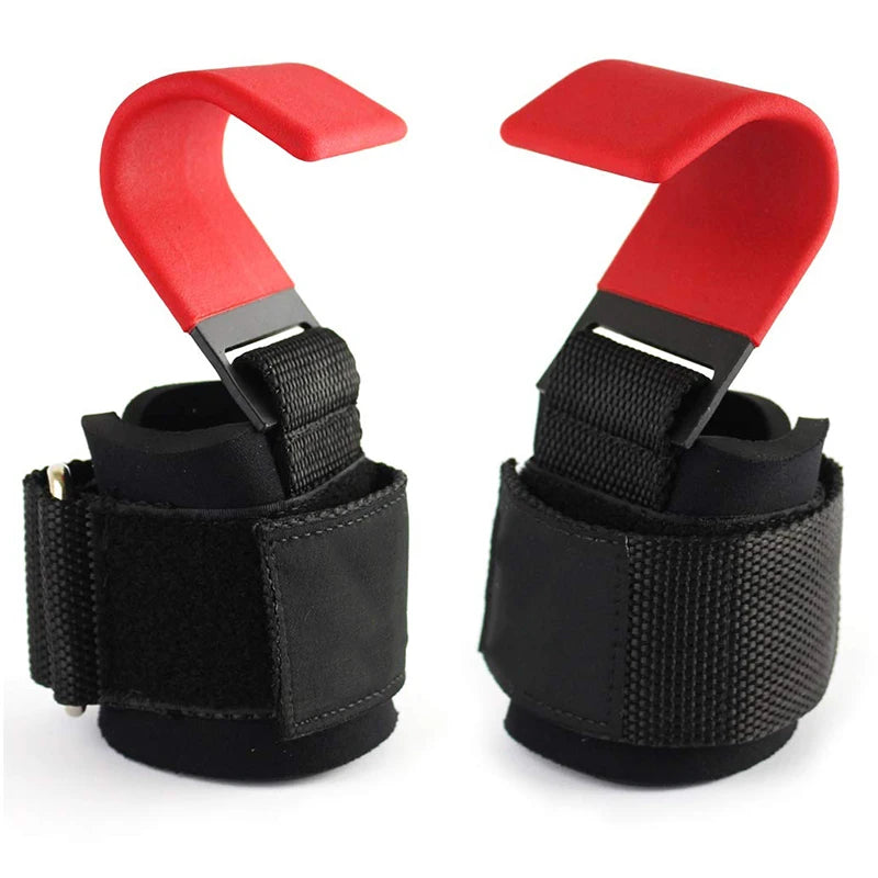 Straps con gancho para levantar más peso sin fatigar el agarre